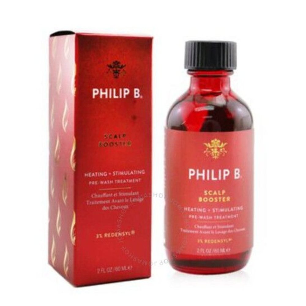 NEW Philip B Scalp Booster Heating Stimulating Pre-Wash Treatment‎ 3% Redensyl